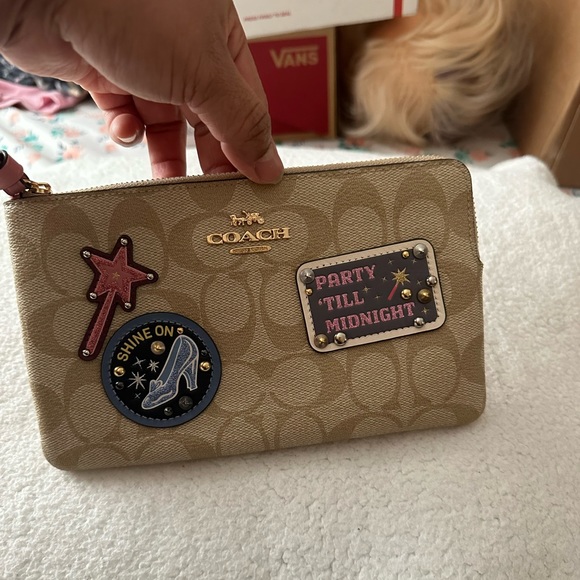 Coach X Disney Cinderella wristlet wallet
